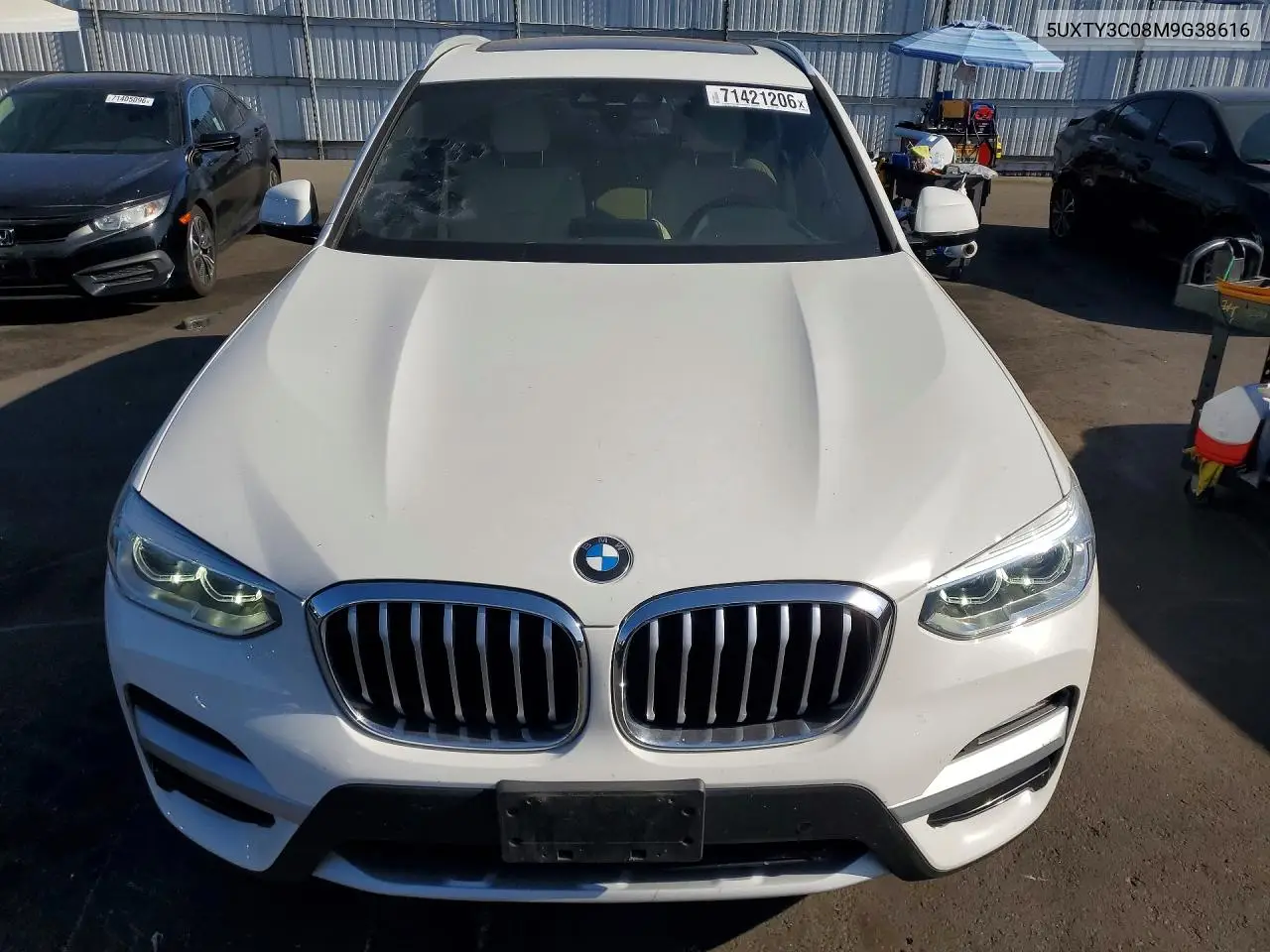 2021 BMW X3 VIN 5UXTY3C08M9G38616 — фото 5