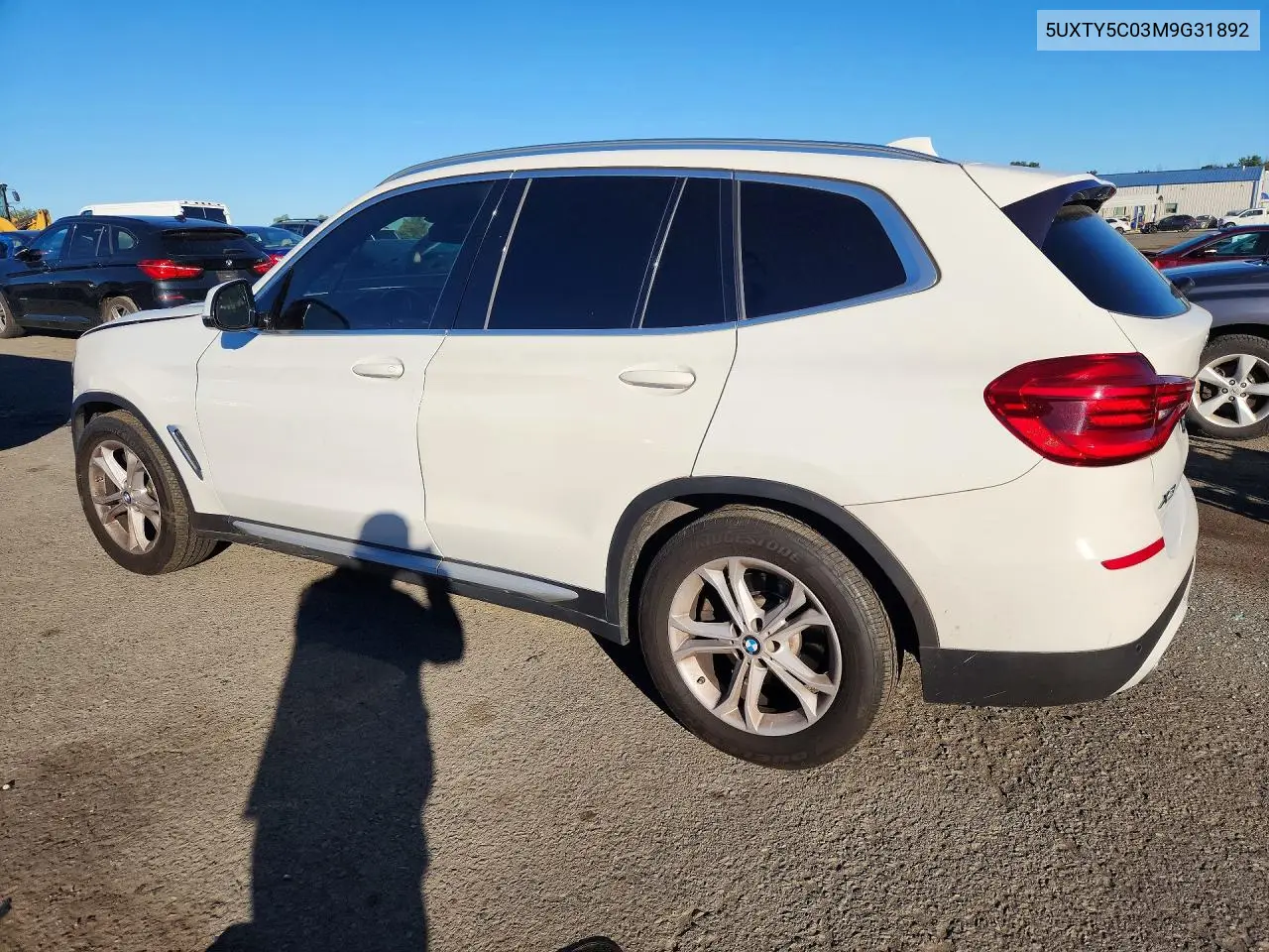 2021 BMW X3 VIN 5UXTY5C03M9G31892 — фото 2