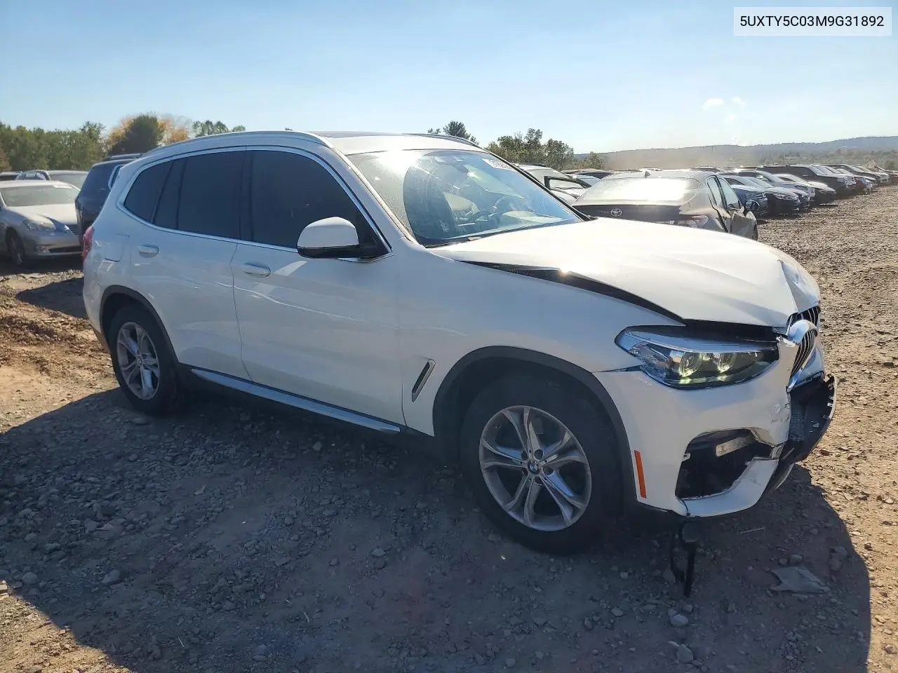 2021 BMW X3 VIN 5UXTY5C03M9G31892 — фото 4