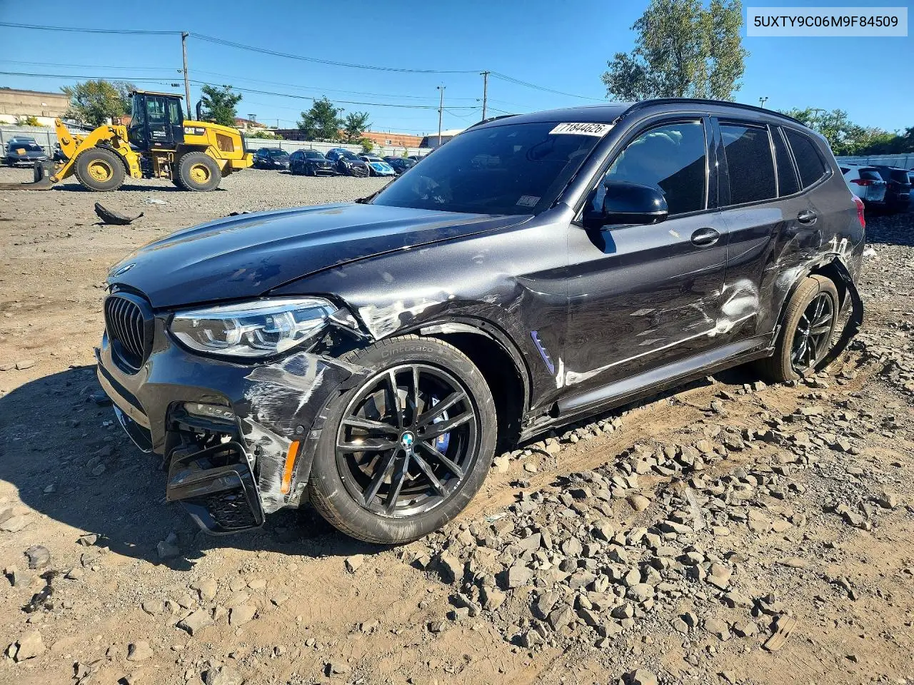 BMW X3 2021, VIN 5UXTY9C06M9F84509
