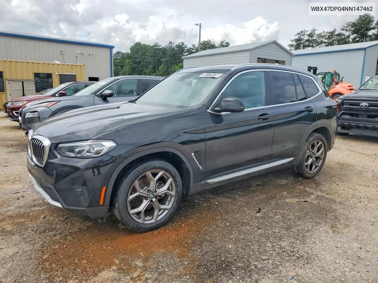 BMW X3 2022, VIN WBX47DP04NN147462