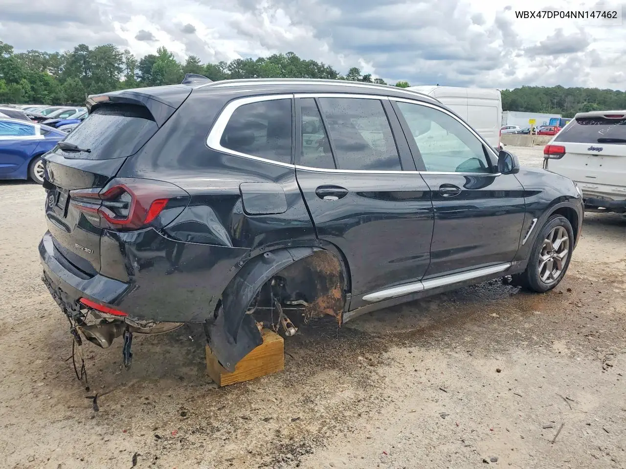 2022 BMW X3 VIN WBX47DP04NN147462 — фото 3