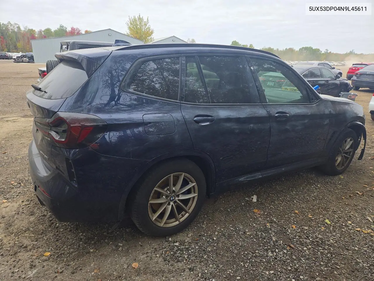 2022 BMW X3 VIN 5UX53DP04N9L45611 — фото 3