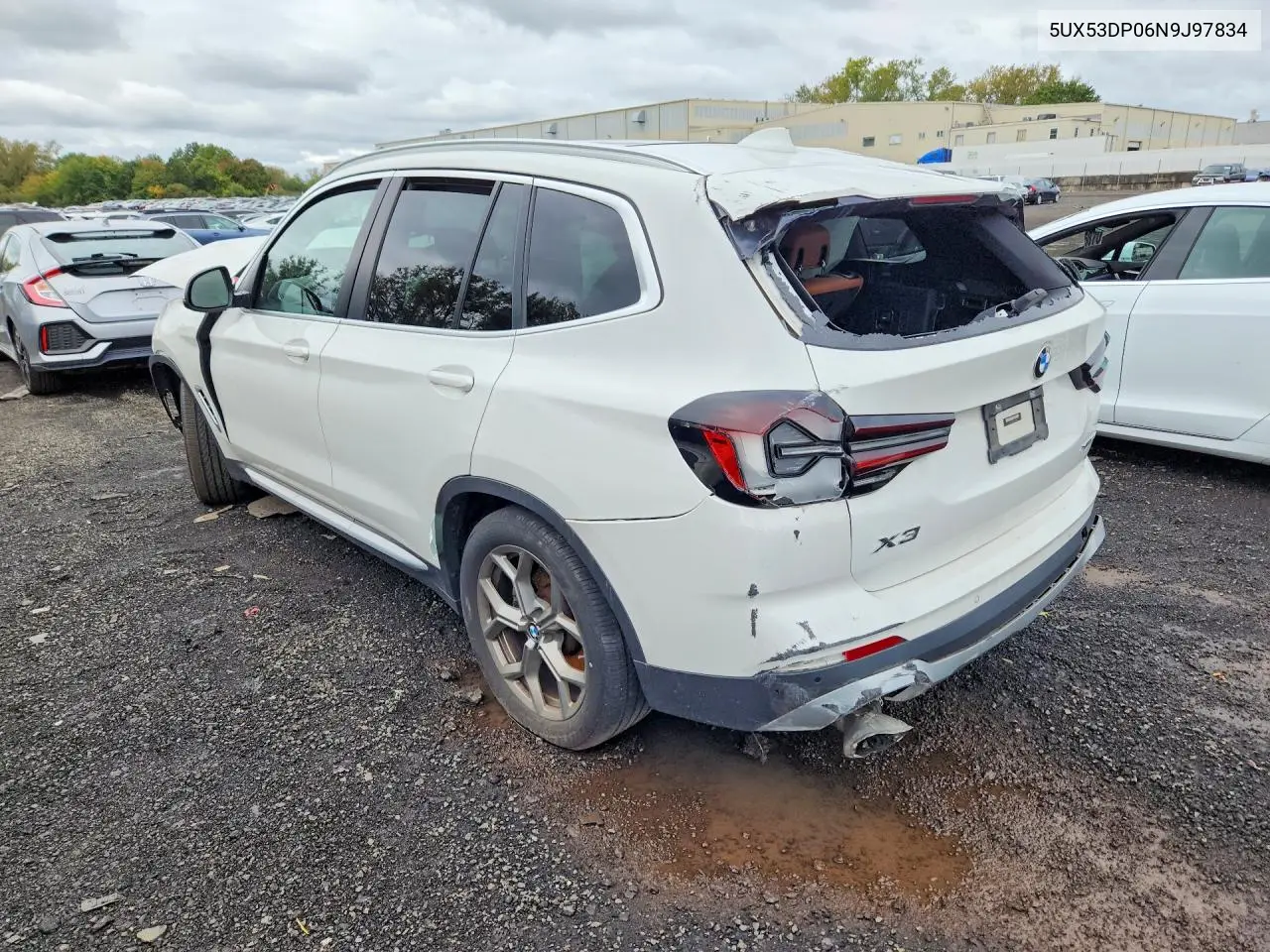 2022 BMW X3 VIN 5UX53DP06N9J97834 — фото 2