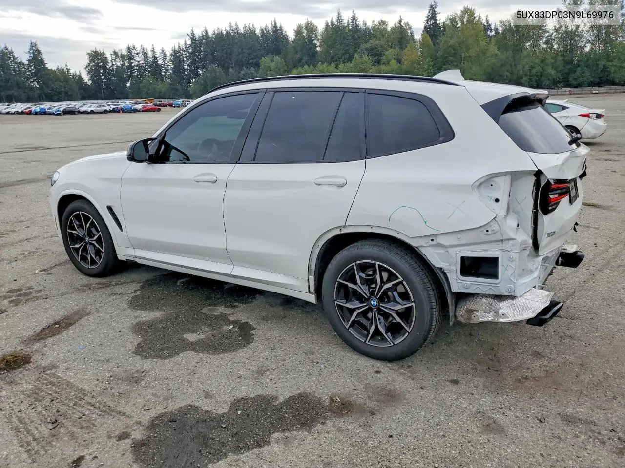 2022 BMW X3 VIN 5UX83DP03N9L69976 — фото 2