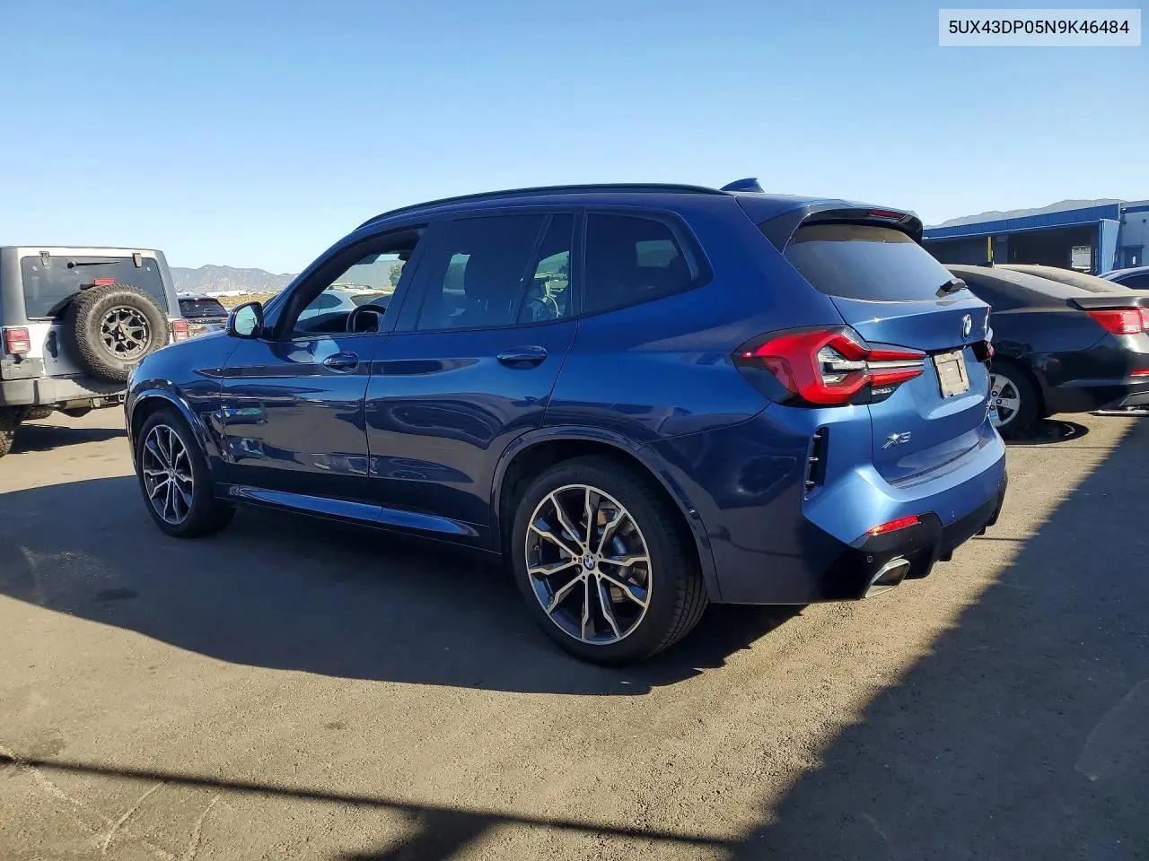 2022 BMW X3 VIN 5UX43DP05N9K46484 — фото 2