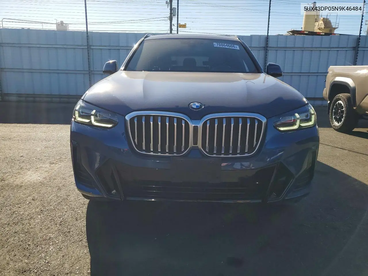 2022 BMW X3 VIN 5UX43DP05N9K46484 — фото 5