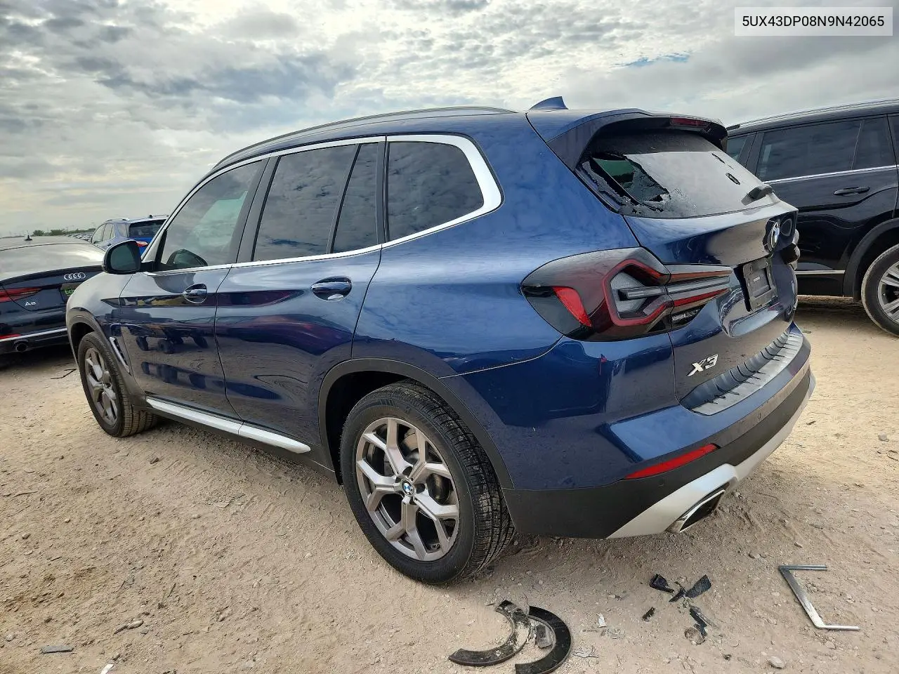 2022 BMW X3 VIN 5UX43DP08N9N42065 — фото 2