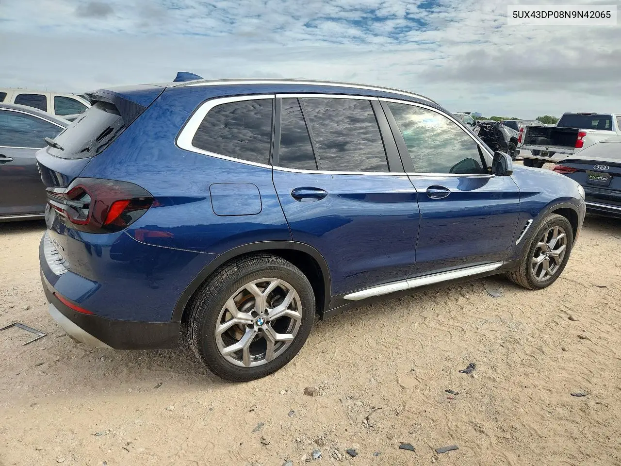 2022 BMW X3 VIN 5UX43DP08N9N42065 — фото 3