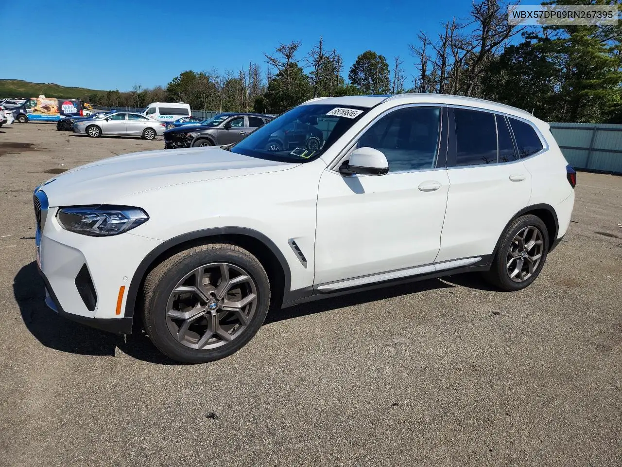 BMW X3 2024, VIN WBX57DP09RN267395