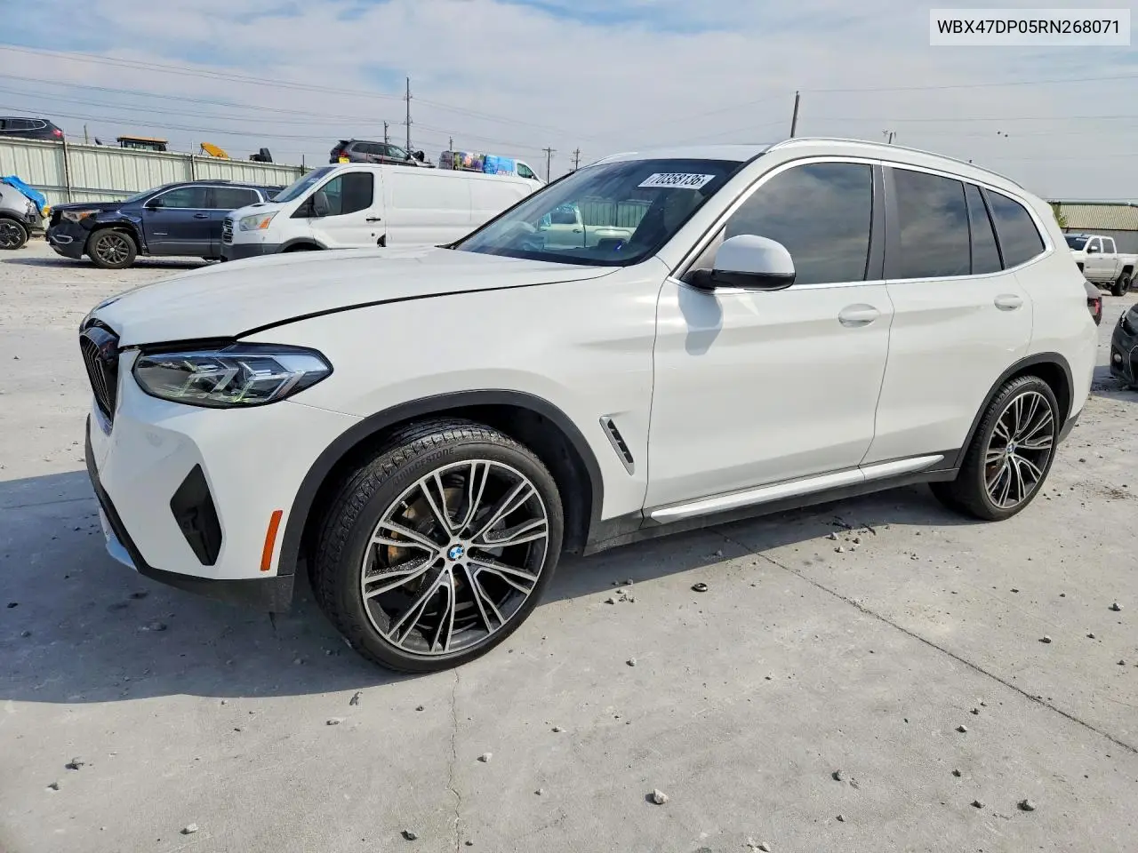 BMW X3 2024, VIN WBX47DP05RN268071