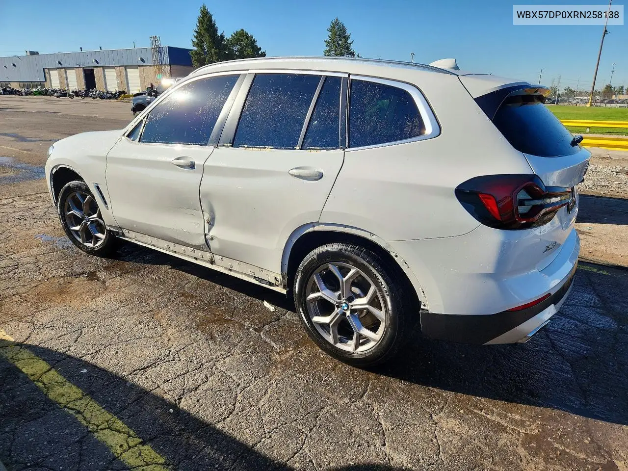 2024 BMW X3 VIN WBX57DP0XRN258138 — фото 2