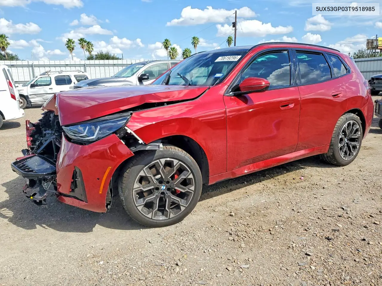 BMW X3 2026, VIN 5UX53GP03T9518985
