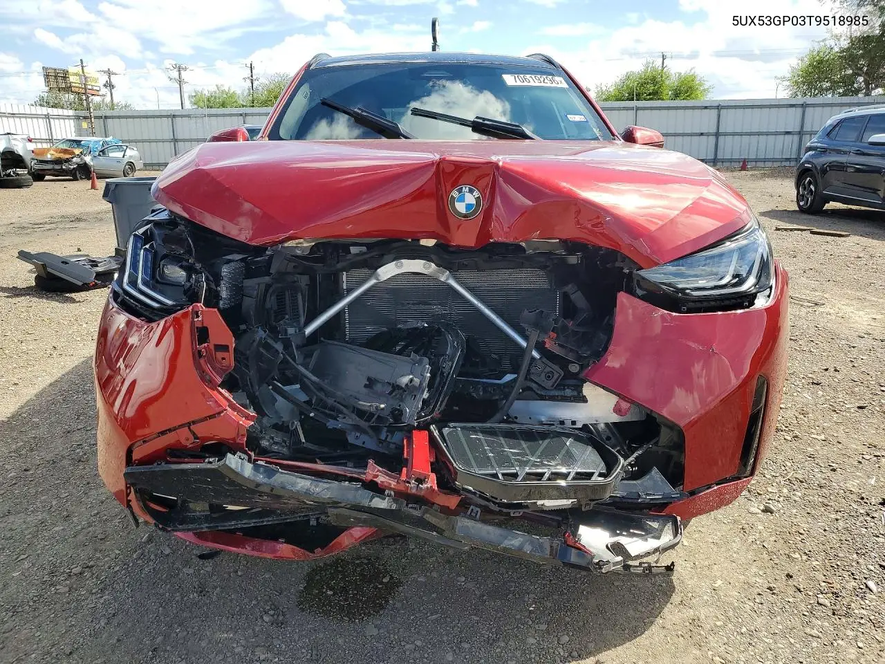 2026 BMW X3 VIN 5UX53GP03T9518985 — фото 5