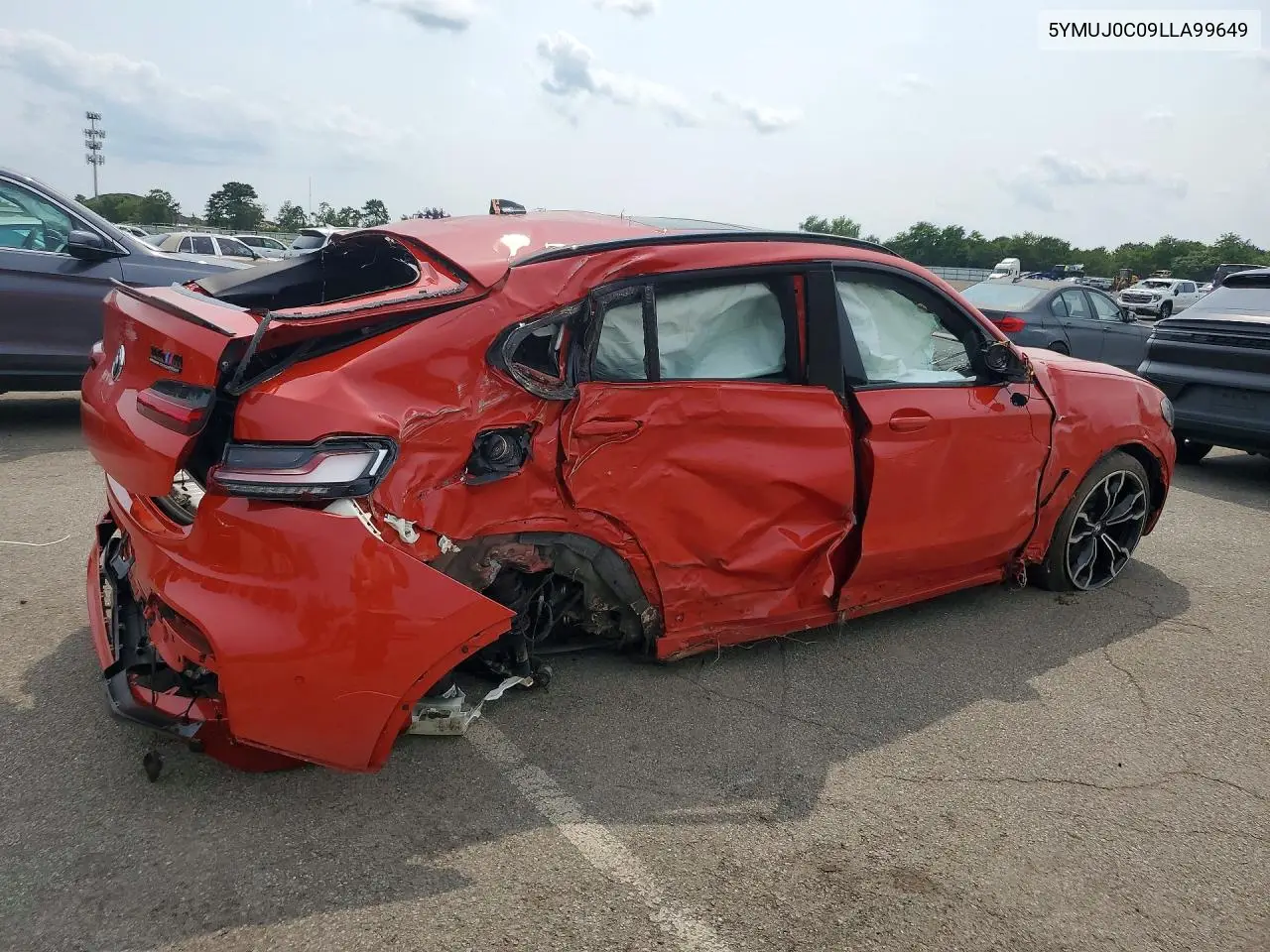 2020 BMW X4 VIN 5YMUJ0C09LLA99649 — фото 3