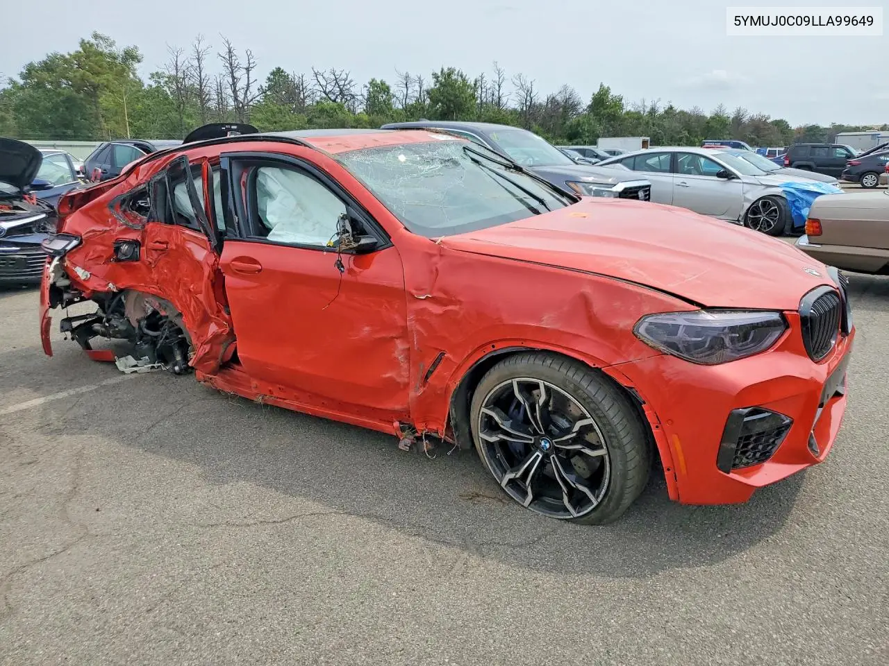 2020 BMW X4 VIN 5YMUJ0C09LLA99649 — фото 4