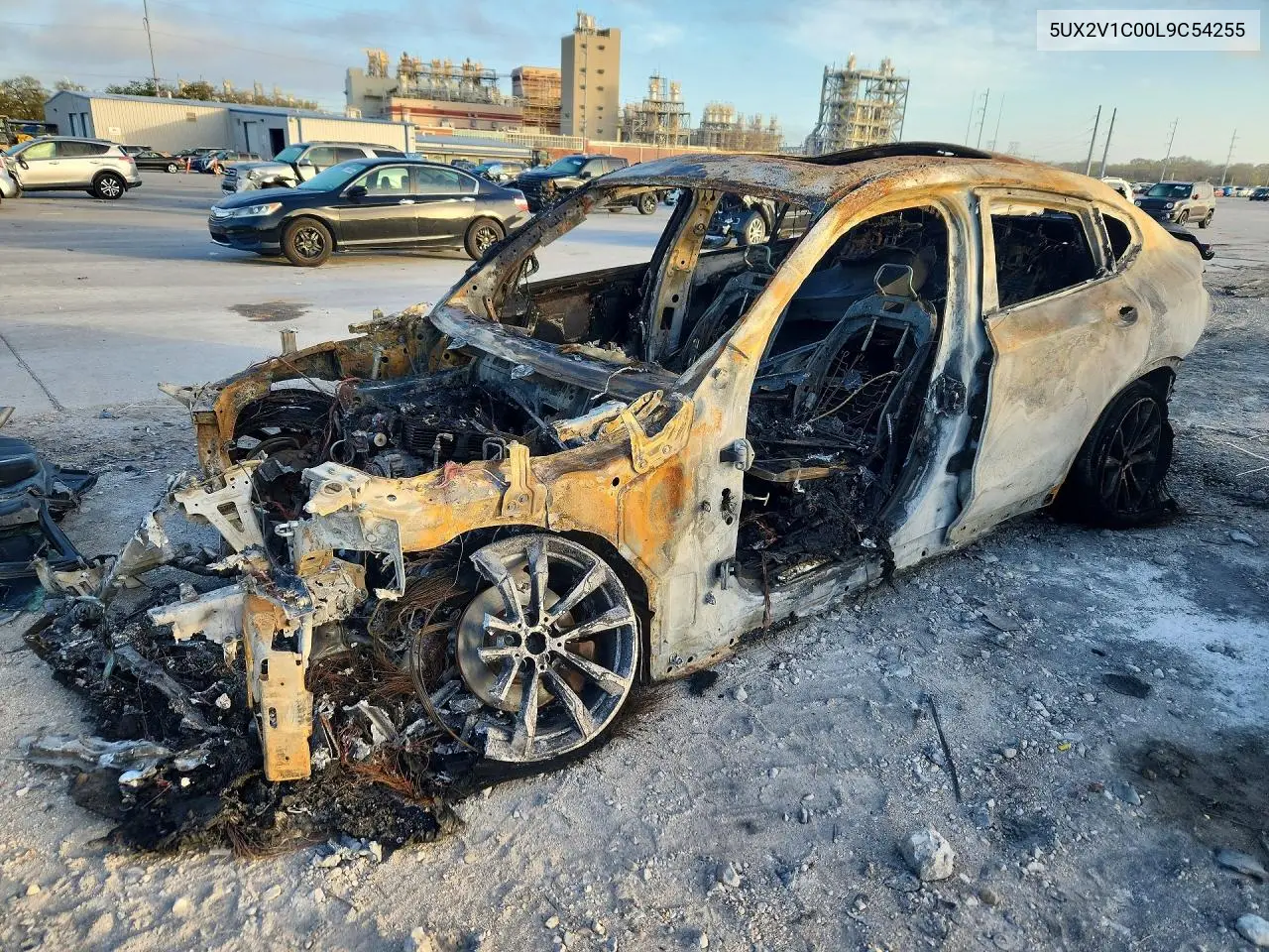 BMW X4 2020, VIN 5UX2V1C00L9C54255