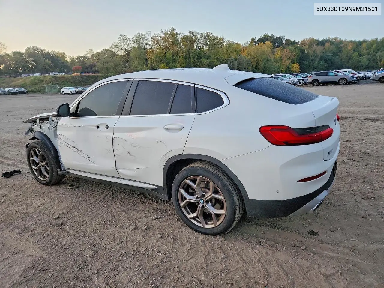 2022 BMW X4 VIN 5UX33DT09N9M21501 — фото 2