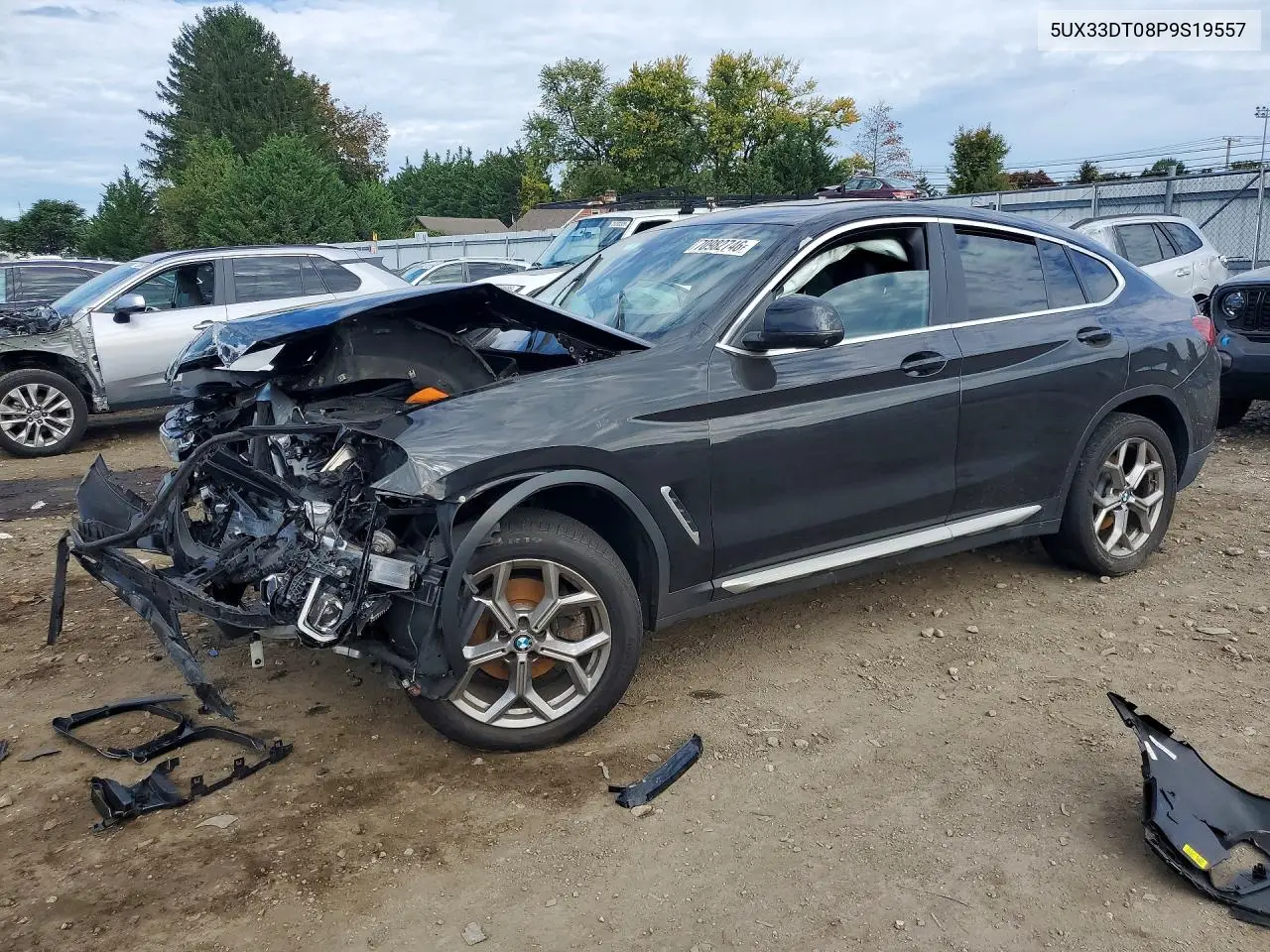 BMW X4 2023, VIN 5UX33DT08P9S19557