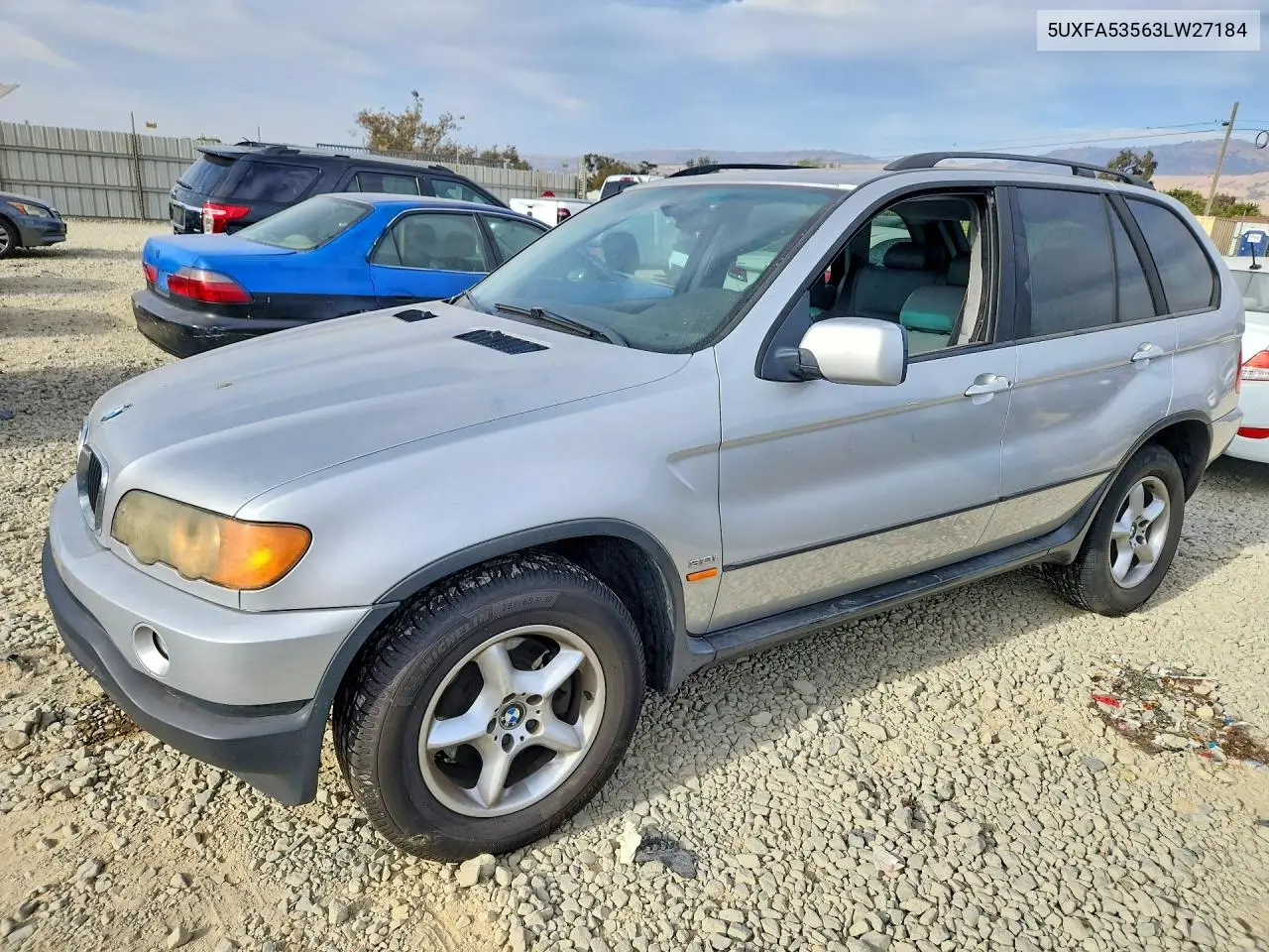 BMW X5 2003, VIN 5UXFA53563LW27184