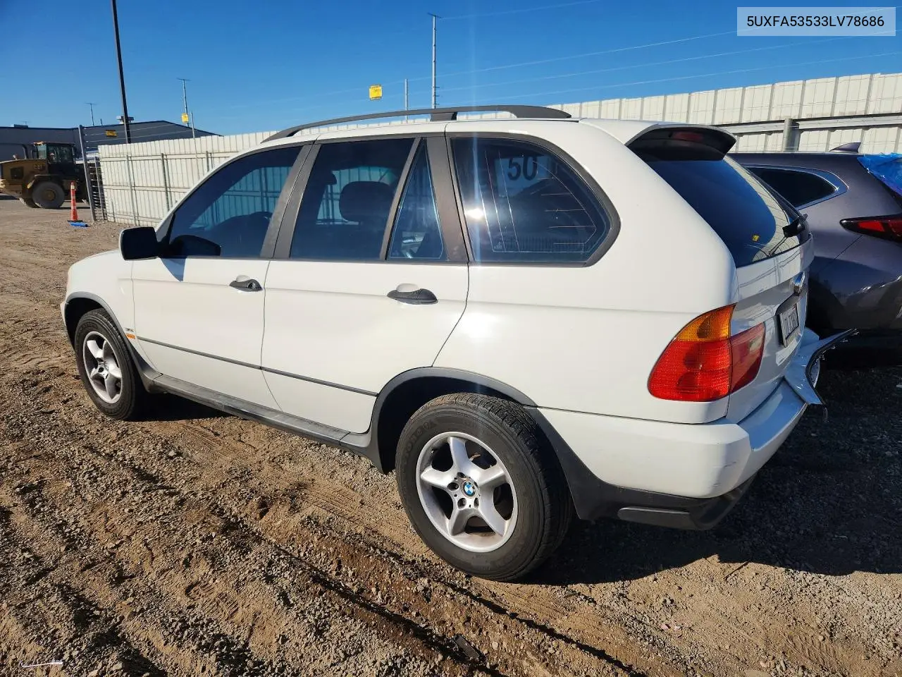 2003 BMW X5 VIN 5UXFA53533LV78686 — фото 2