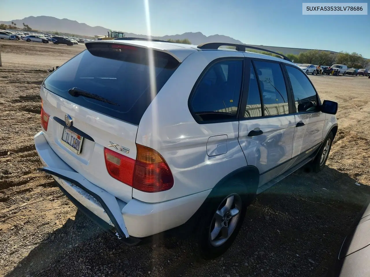 2003 BMW X5 VIN 5UXFA53533LV78686 — фото 3