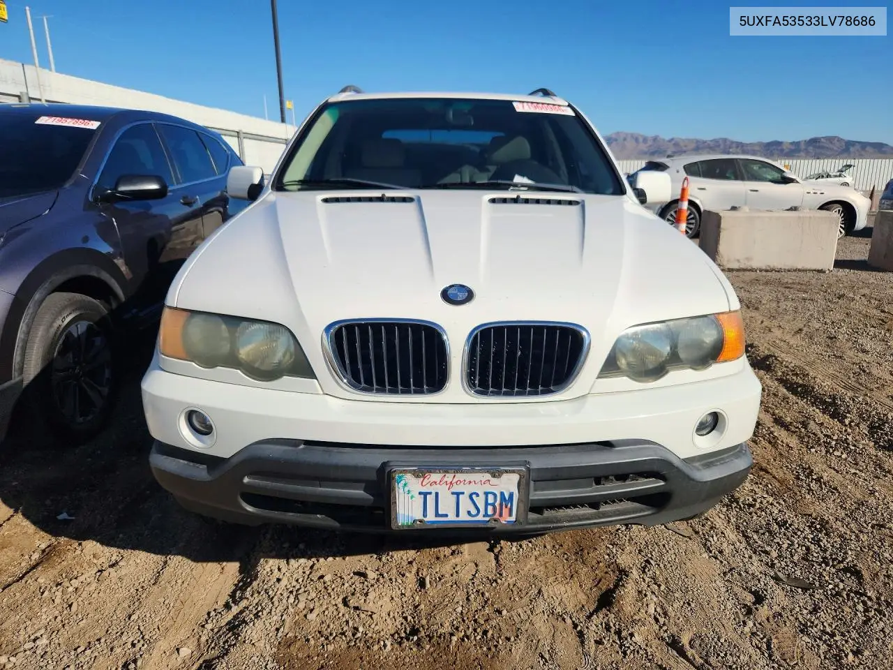 2003 BMW X5 VIN 5UXFA53533LV78686 — фото 5