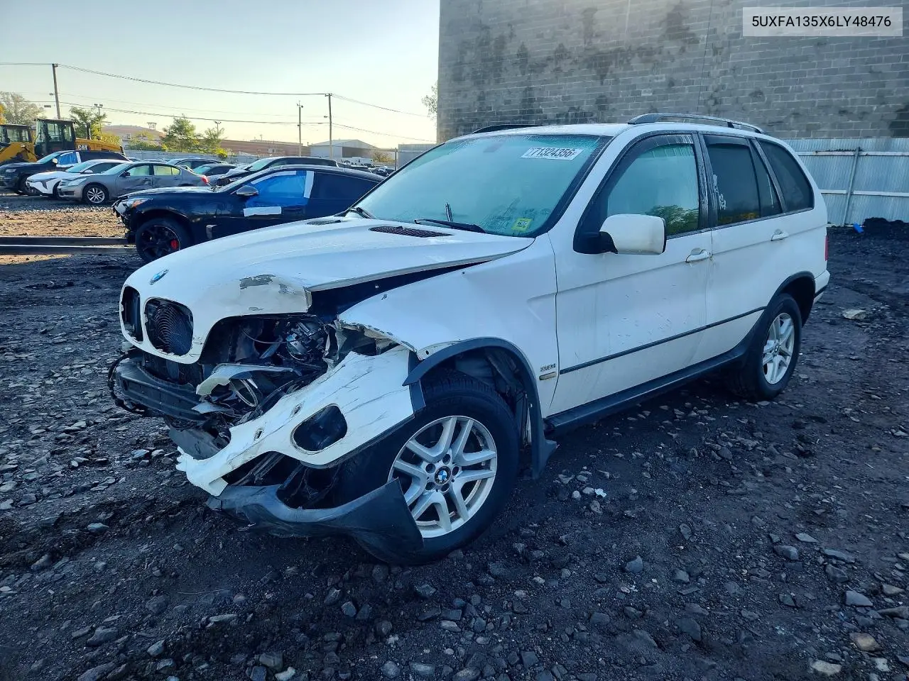 BMW X5 2006, VIN 5UXFA135X6LY48476