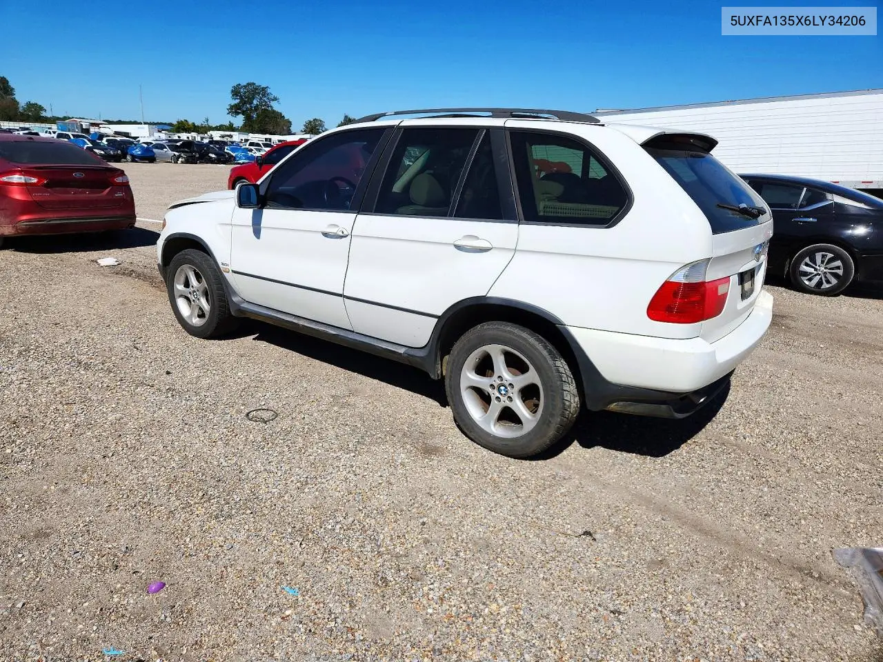 BMW X5 2006, VIN 5UXFA135X6LY34206