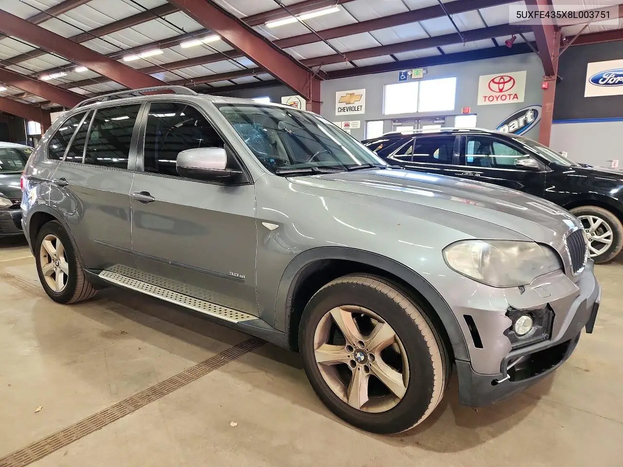 2008 BMW X5 VIN 5UXFE435X8L003751 — фото 4