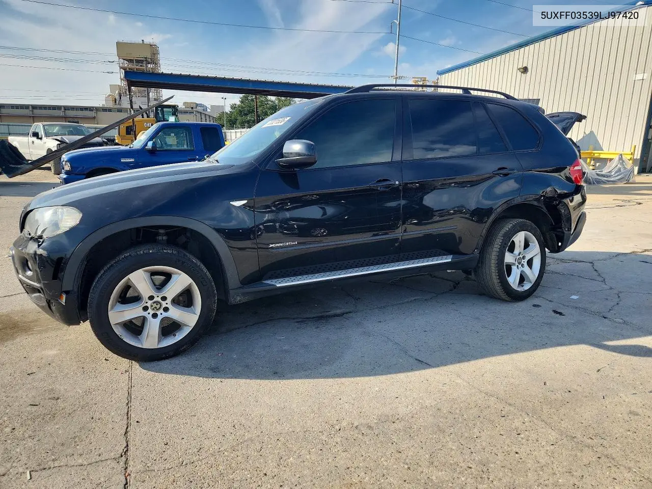 BMW X5 2009, VIN 5UXFF03539LJ97420
