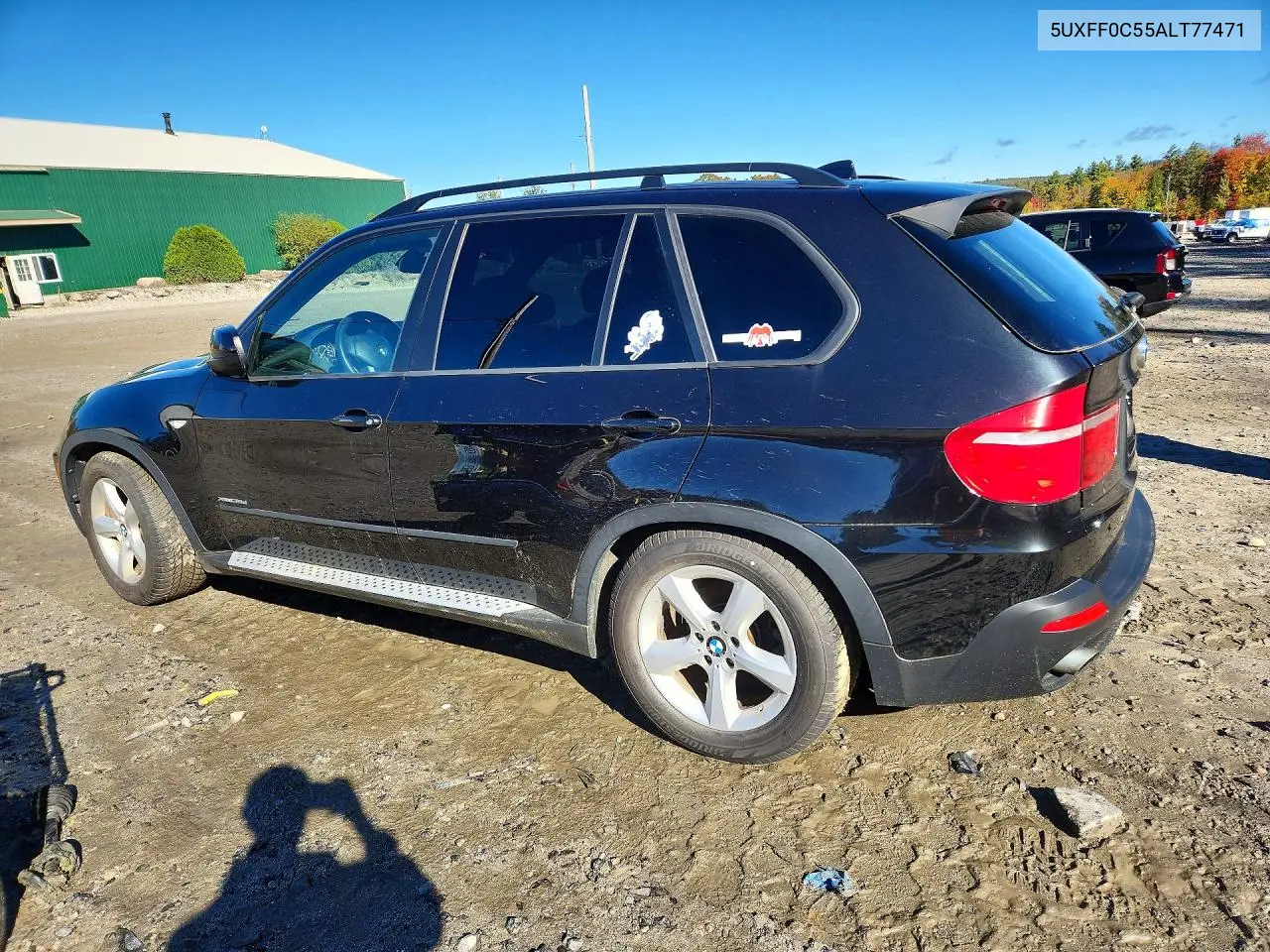 2010 BMW X5 VIN 5UXFF0C55ALT77471 — фото 2