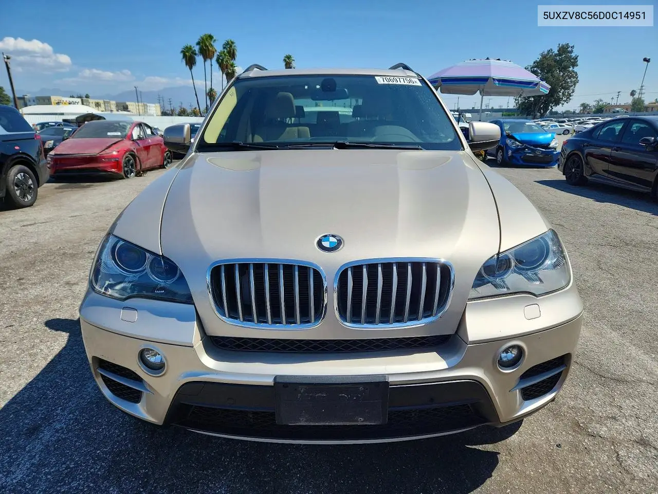 2013 BMW X5 VIN 5UXZV8C56D0C14951 — фото 5
