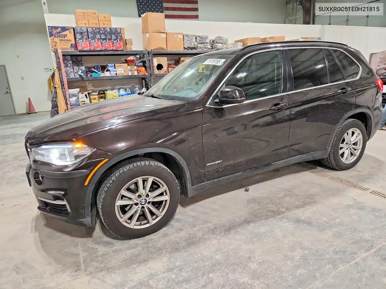 BMW X5 2014, VIN 5UXKR0C51E0H21815