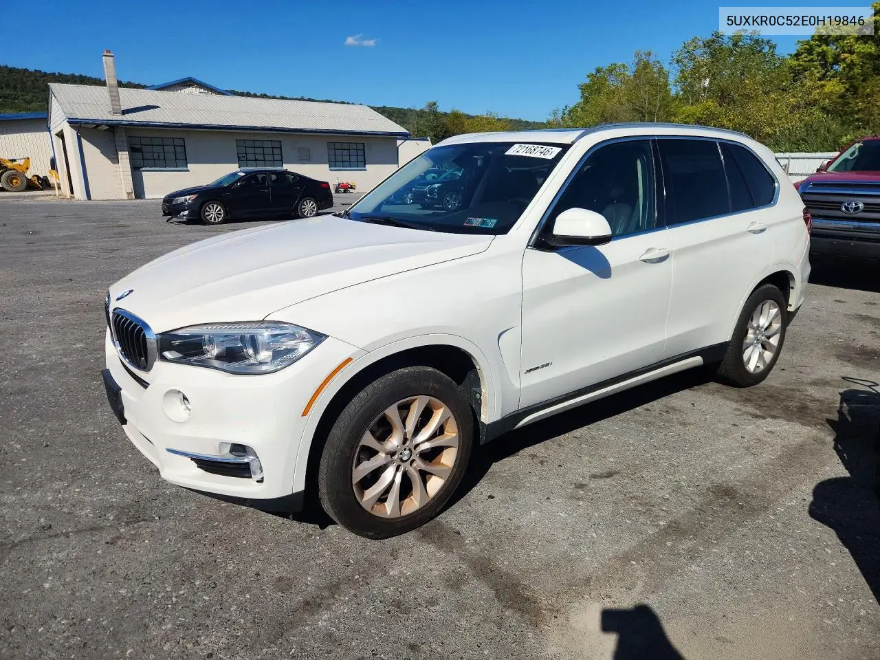 BMW X5 2014, VIN 5UXKR0C52E0H19846