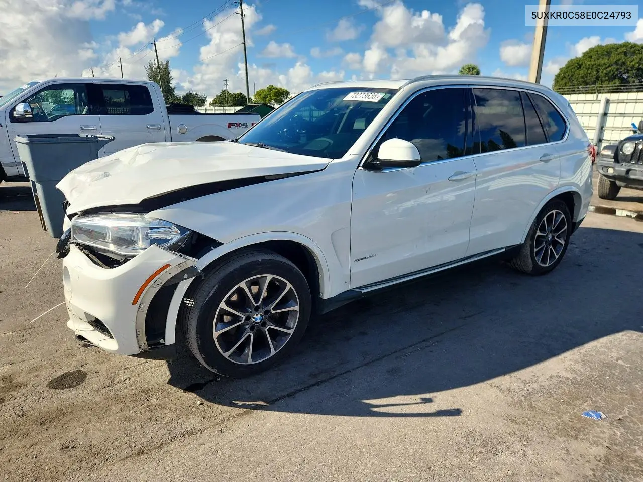 BMW X5 2014, VIN 5UXKR0C58E0C24793