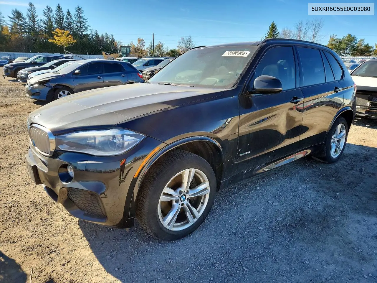 BMW X5 2014, VIN 5UXKR6C55E0C03080