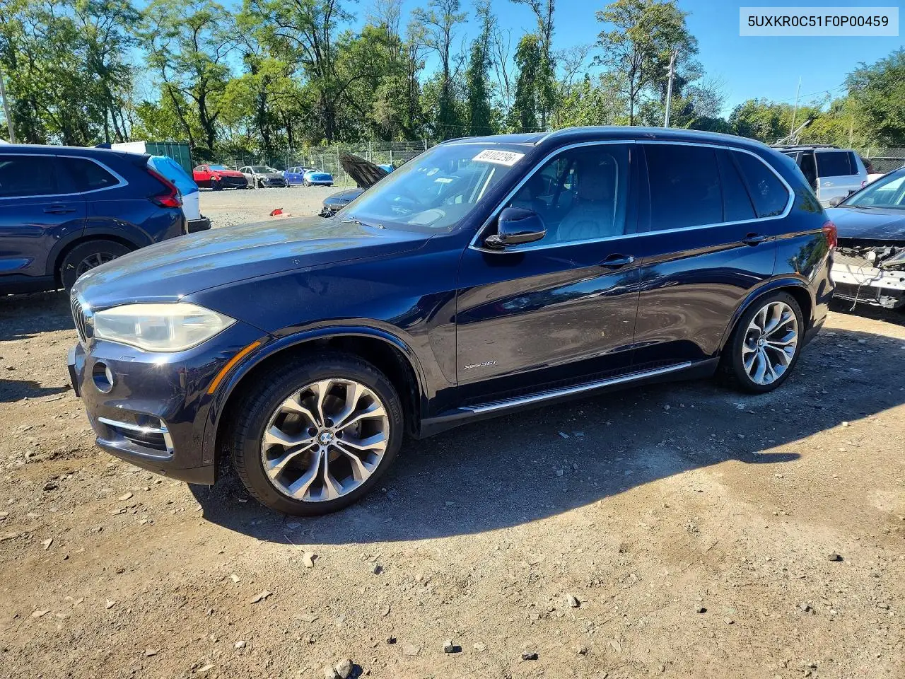 BMW X5 2015, VIN 5UXKR0C51F0P00459