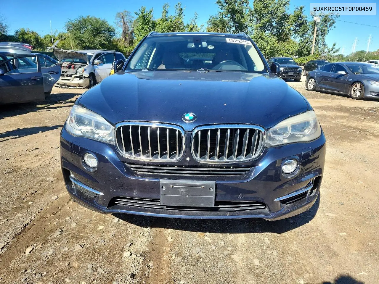 2015 BMW X5 VIN 5UXKR0C51F0P00459 — фото 5