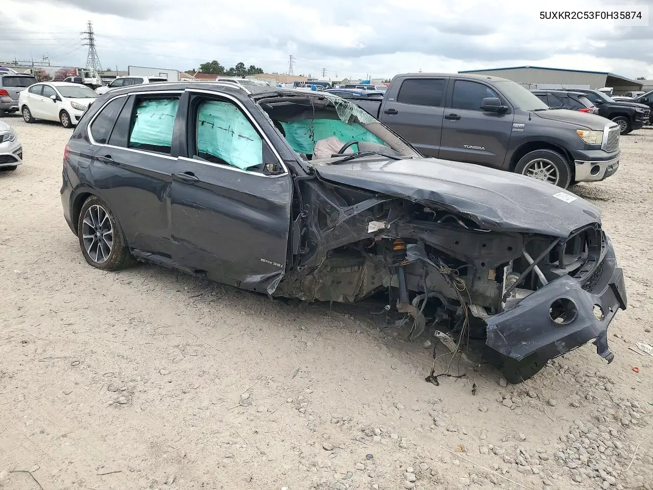 2015 BMW X5 VIN 5UXKR2C53F0H35874 — фото 4