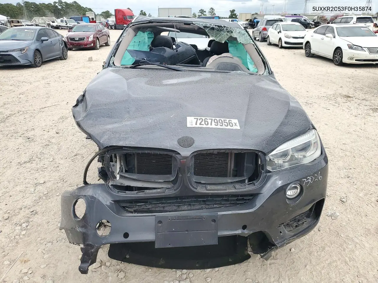 2015 BMW X5 VIN 5UXKR2C53F0H35874 — фото 5