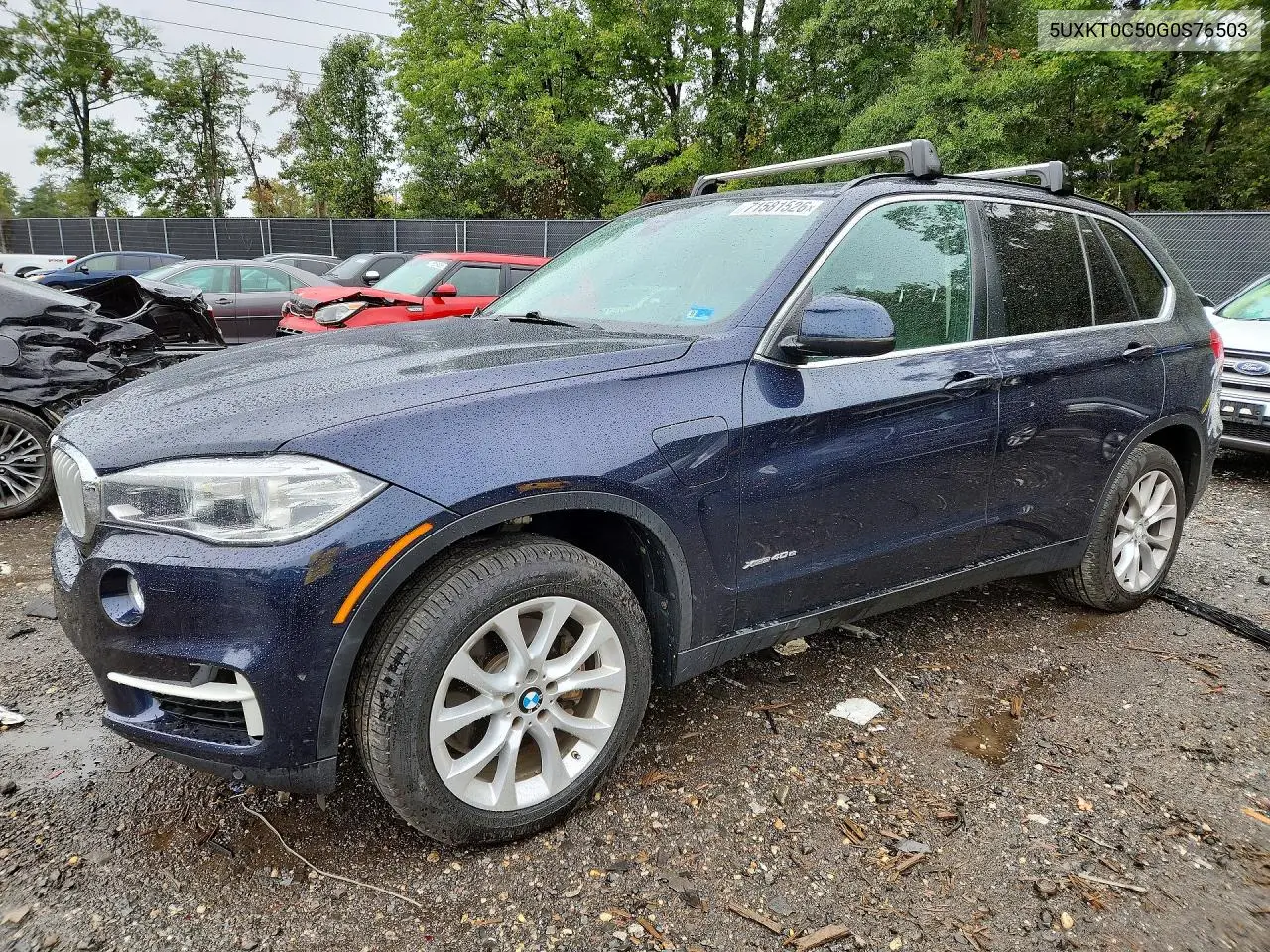 BMW X5 2016, VIN 5UXKT0C50G0S76503