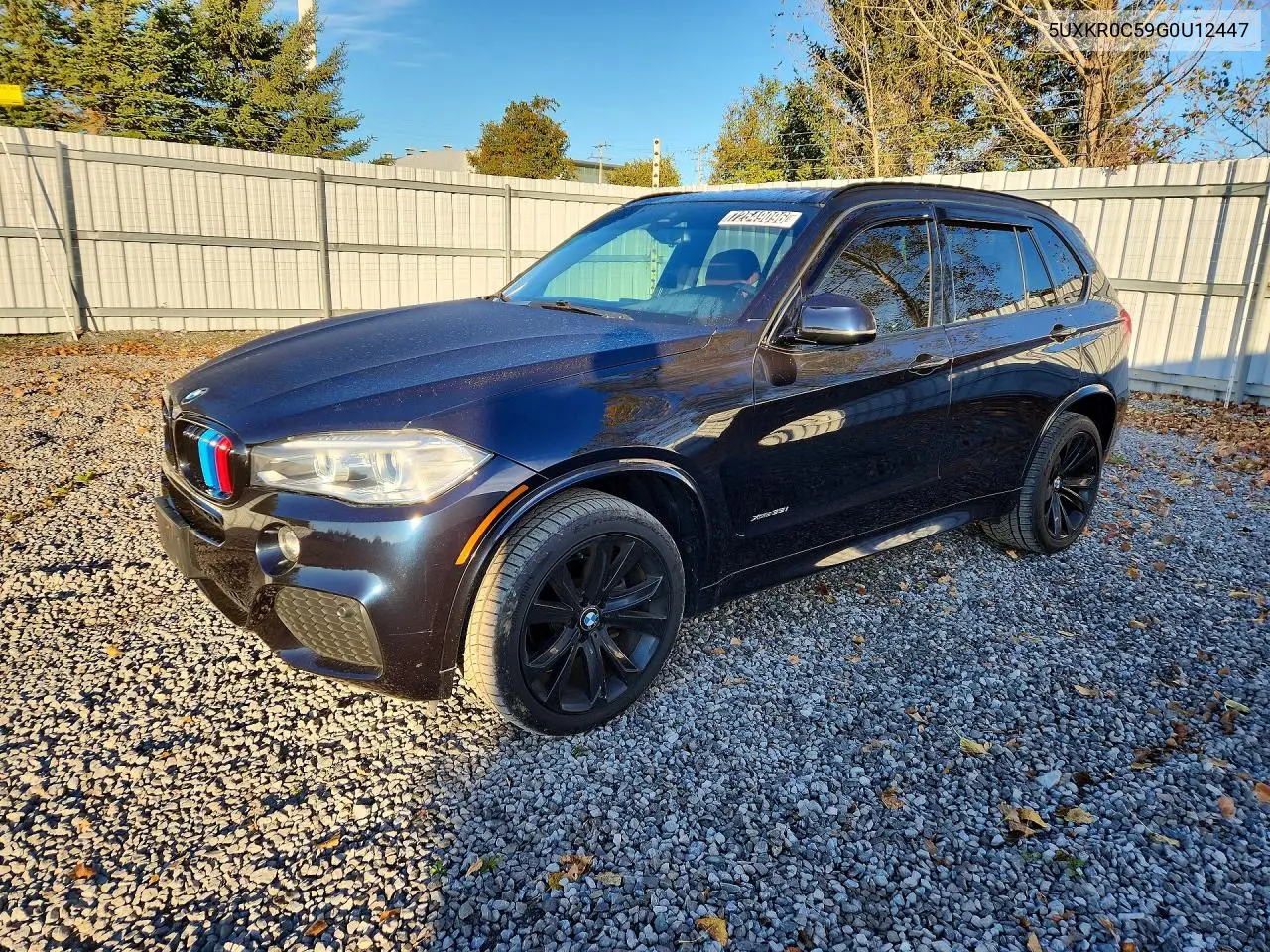 BMW X5 2016, VIN 5UXKR0C59G0U12447