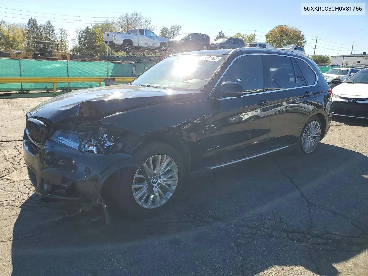 BMW X5 2017, VIN 5UXKR0C30H0V81756