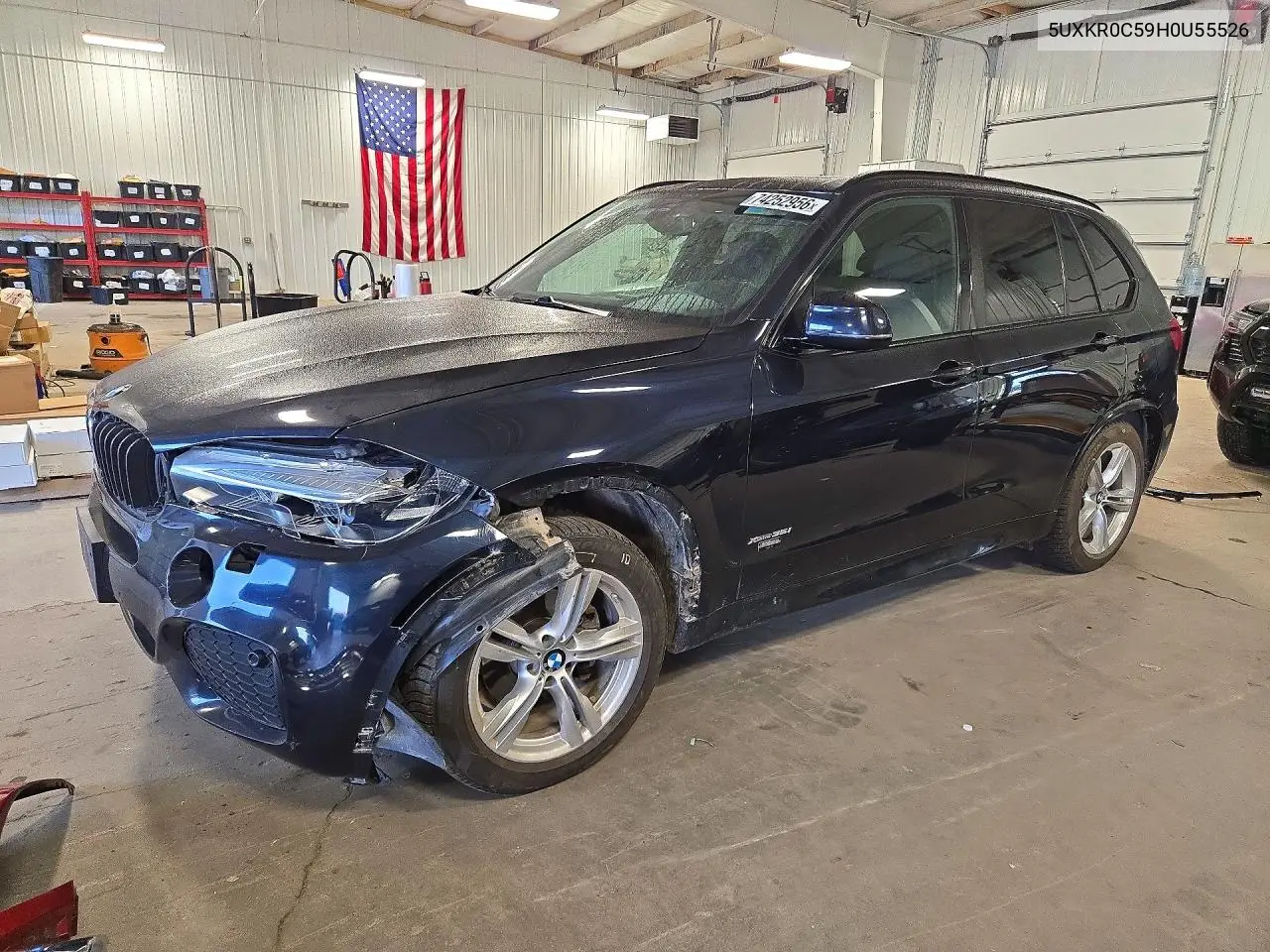 BMW X5 2017, VIN 5UXKR0C59H0U55526