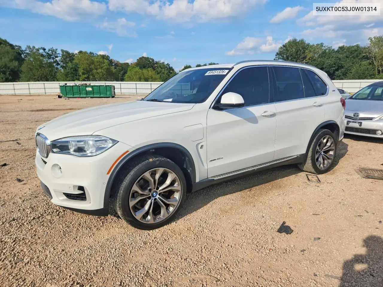 BMW X5 2018, VIN 5UXKT0C53J0W01314