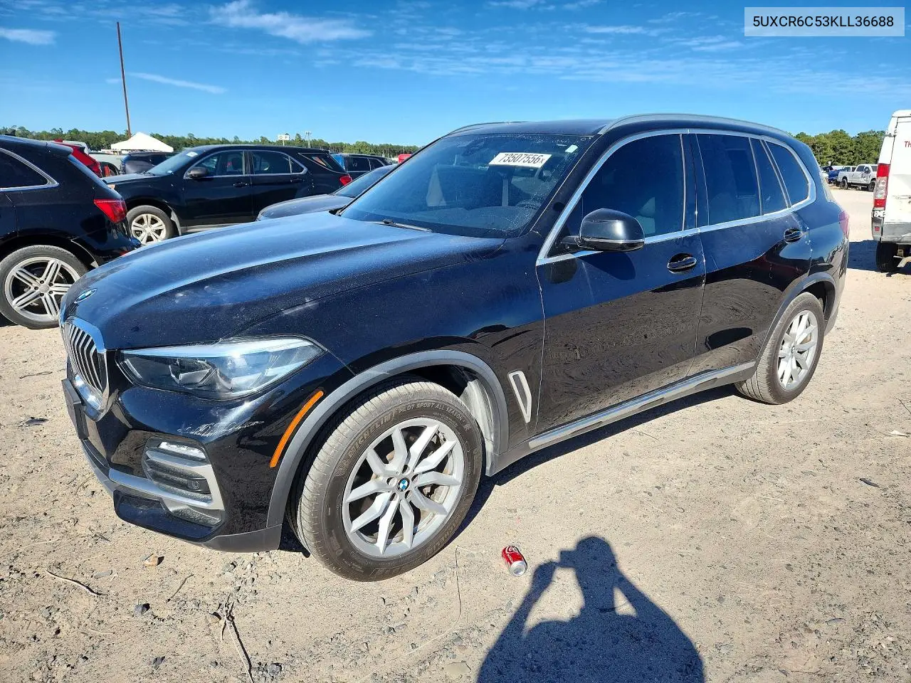 BMW X5 2019, VIN 5UXCR6C53KLL36688