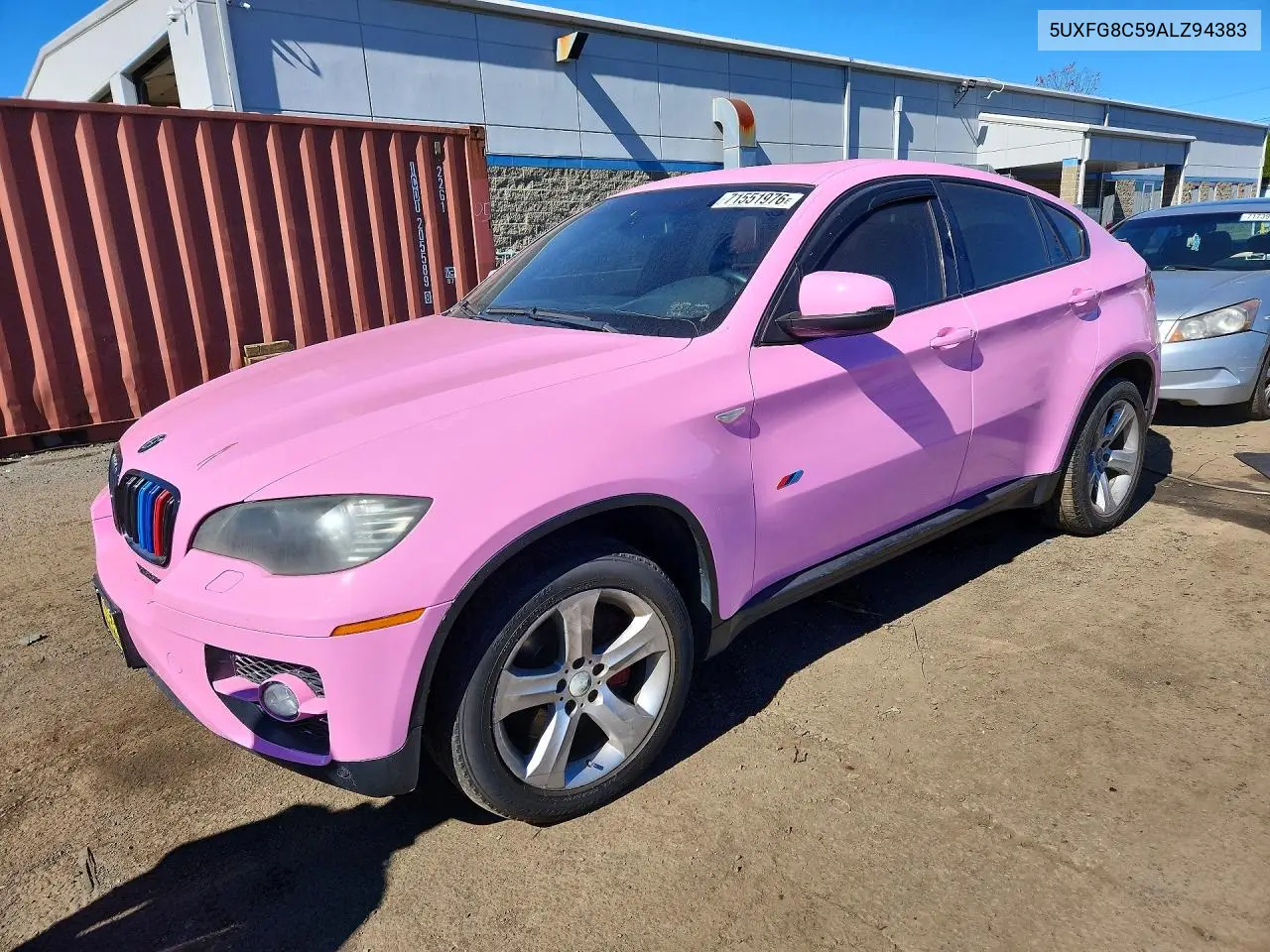 BMW X6 2010, VIN 5UXFG8C59ALZ94383