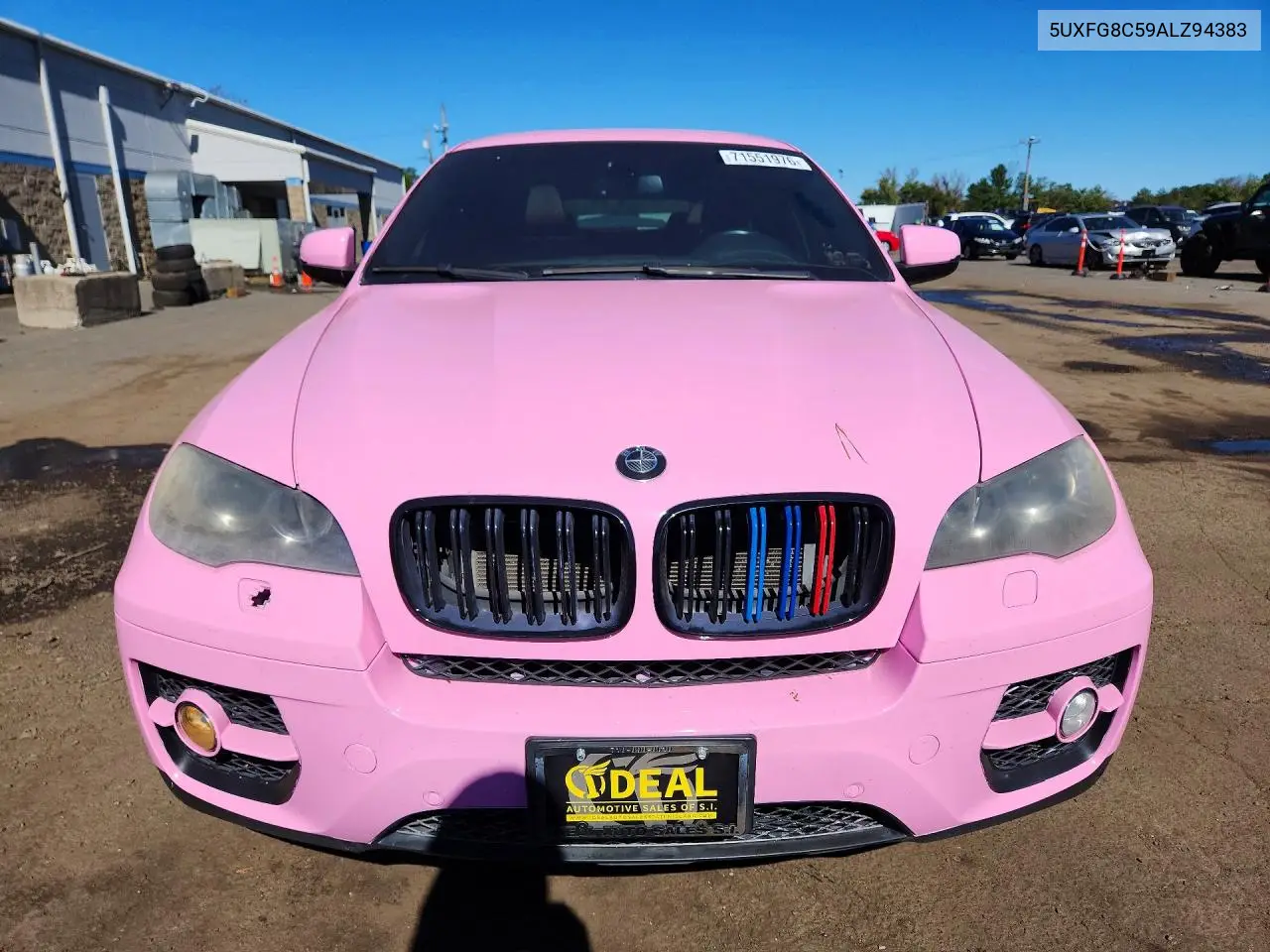 2010 BMW X6 VIN 5UXFG8C59ALZ94383 — фото 5