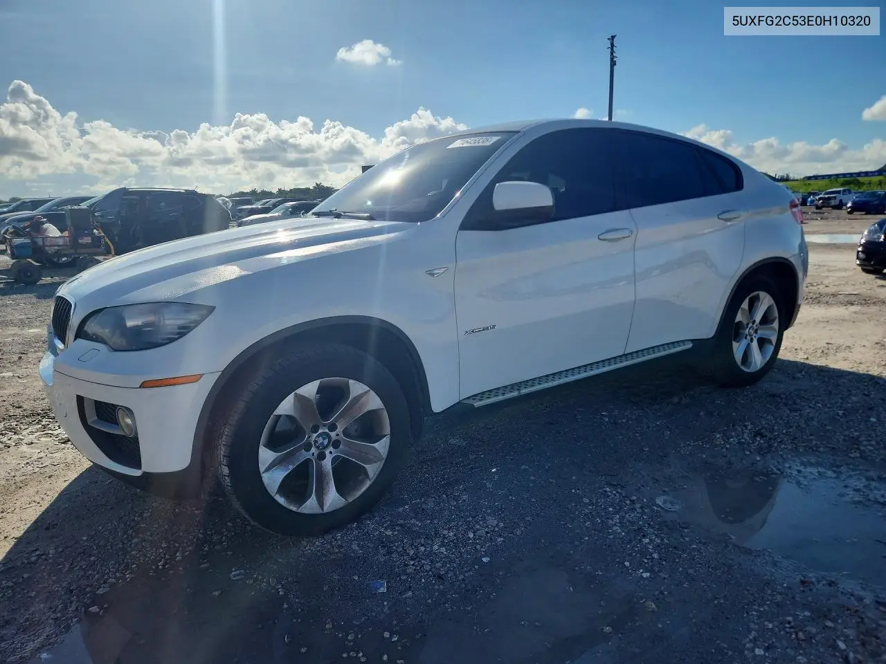 BMW X6 2014, VIN 5UXFG2C53E0H10320